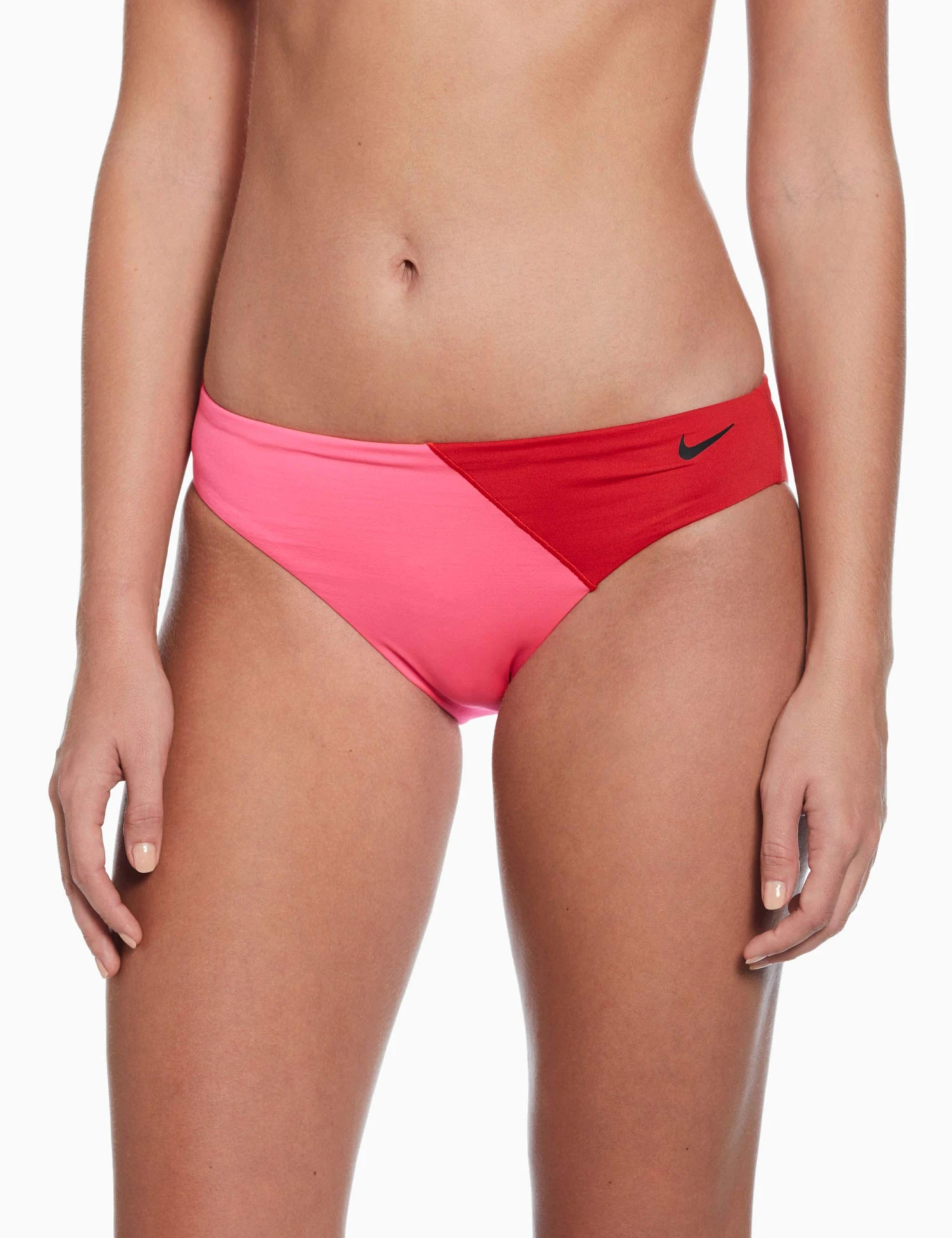 Colour Block Hipster Bikini Bottom - University Red 3 Colour Block Hipster Bikini Bottom - University Red