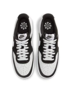 Nike Court Vision Low Next Nature Shoes - Black/White -The Sports Edit Store nike court vision low next nature shoes black white dh3158 003 4