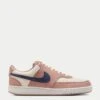 Nike Court Vision Low Next Nature Shoes in Particle Pink 1 Nike Court Vision Low Next Nature Shoes in Particle Pink -The Sports Edit Store nike court vision low next nature shoes pink navy ivory dh3158 606 1