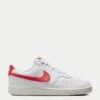 Nike Court Vision Low Next Nature Shoes - White/Magic Ember/Sail -The Sports Edit Store nike court vision low next nature shoes white ember sail hv5246 100 1