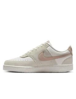 Nike Court Vision Low Shoes - Phantom/Fossil Stone/Light Bone -The Sports Edit Store nike court vision low shoes phantom stone bone ib5873 002 5