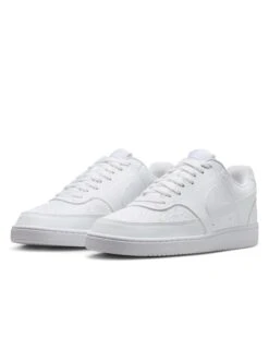 Nike Court Vision Low Shoes - White -The Sports Edit Store nike court vision low shoes white hj5846 100 4