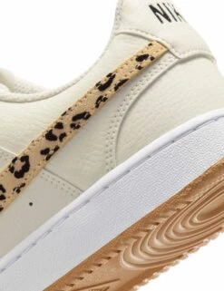 Nike Court Vision Low Shoes - Sail/Black/White/Flax Casual Trainers -The Sports Edit Store nike court vision shoes sail black white flax hf9552 100 8