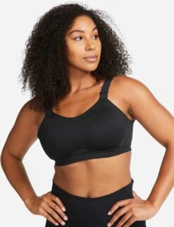 Nike Dri-FIT Alpha High-Support Women's Sports Bra -The Sports Edit Store nike dri fit alpha bra black grey DD0430 010 1