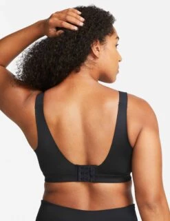 Nike Dri-FIT Alpha High-Support Women's Sports Bra -The Sports Edit Store nike dri fit alpha bra black grey DD0430 010 2