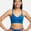 Nike Dri-FIT Indy Sports Bra - Court Blue/White 2 Nike Dri-FIT Indy Sports Bra - Court Blue/White -The Sports Edit Store nike dri fit indy sports bra blue white cz4456 477 1
