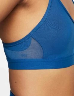 Nike Dri-FIT Indy Sports Bra - Court Blue/White -The Sports Edit Store nike dri fit indy sports bra blue white cz4456 477 5