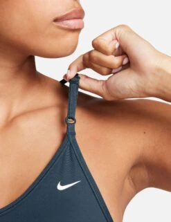 Nike Dri-FIT Indy Sports Bra - Deep Jungle/White -The Sports Edit Store nike dri fit indy sports bra jungle white cz4456 328 4