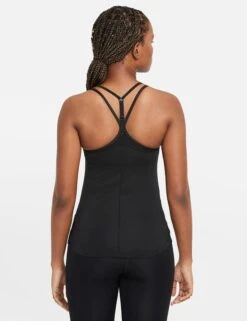 Nike Dri-FIT One Elastika Women's Training Tank - Black/White -The Sports Edit Store nike dri fit one elastika tank black white DD4941 010 2