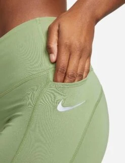 Nike Epic Fast Pocket Running Leggings - Oil Green/Reflective Silver 10 Nike Epic Fast Pocket Running Leggings - Oil Green/Reflective Silver -The Sports Edit Store nike epic fast pocket running leggings green silver CZ9240 386 6