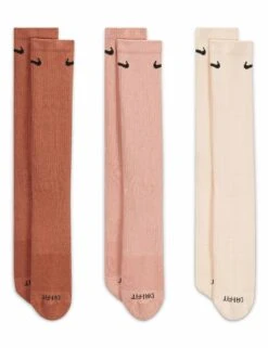 Nike Everyday Plus Cushioned Training Socks - 3-Pair Multi-Pack