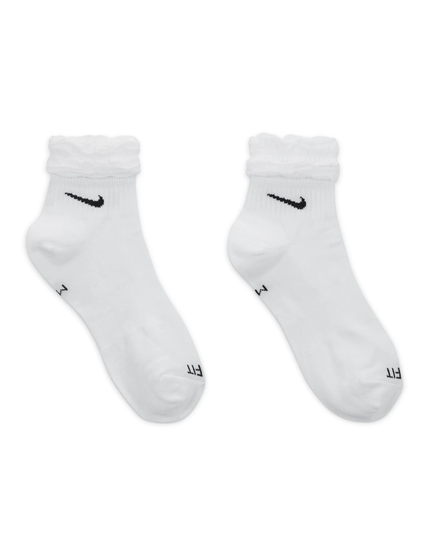 Nike Everyday Training Ankle Socks - White/Black 3 Nike Everyday Training Ankle Socks - White/Black