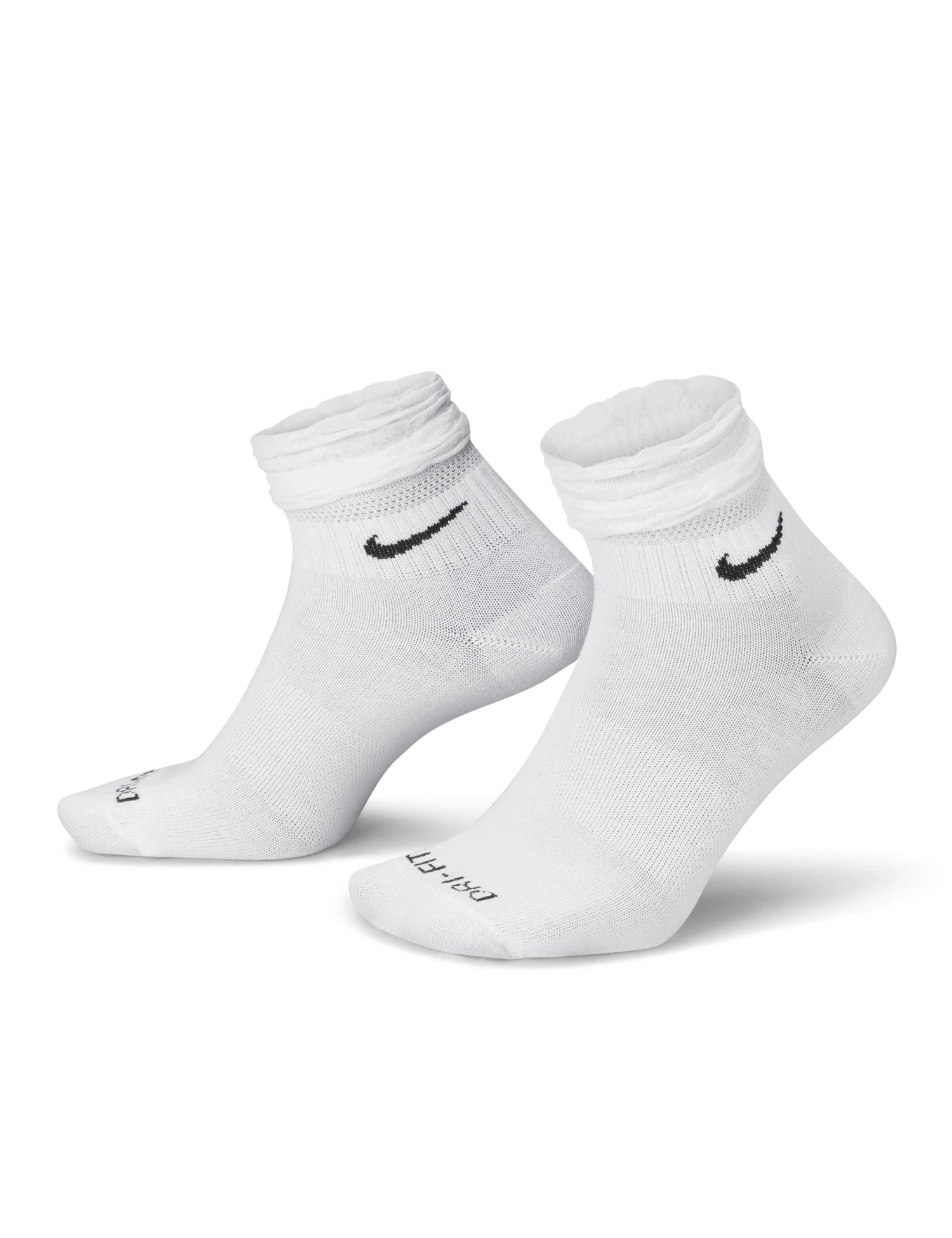 Nike Everyday Training Ankle Socks - White/Black 4 Nike Everyday Training Ankle Socks - White/Black - Image 2