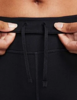 Nike Fast Mid-Rise 7/8 Leggings - Black/Reflective Silver -The Sports Edit Store nike fast mid rise 7 8 leggings black silver fb4579 010 8