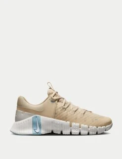 Nike Free Metcon 5 Shoes - Sanddrift/White/Phantom/Light Iron Ore