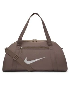 Nike Gym Club Duffel Bag - Mink Brown/White