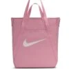 Nike Gym Tote - Elemental Pink/White -The Sports Edit Store nike gym tote pink white dr7217 699 1