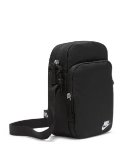 Nike Heritage Cross-Body Bag - Black/White -The Sports Edit Store nike heritage cross body bag black white db0456 010 2