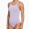 Hydrastrong Solid Fastback One-Piece - Hydrangeas