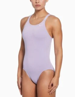 Hydrastrong Solid Fastback One-Piece - Hydrangeas