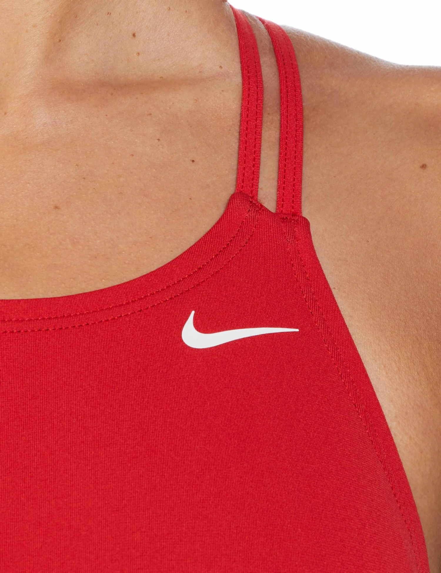 Nike HydraStrong Solid Spiderback 1-Piece Swimsuit - University Red 5 Nike HydraStrong Solid Spiderback 1-Piece Swimsuit - University Red - Image 3