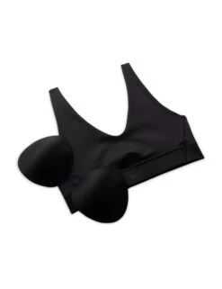 Nike Indy Plunge Cutout Sports Bra - Black/Smoke Grey -The Sports Edit Store nike indy plunge cutout sports bra black grey DV9837 010 2