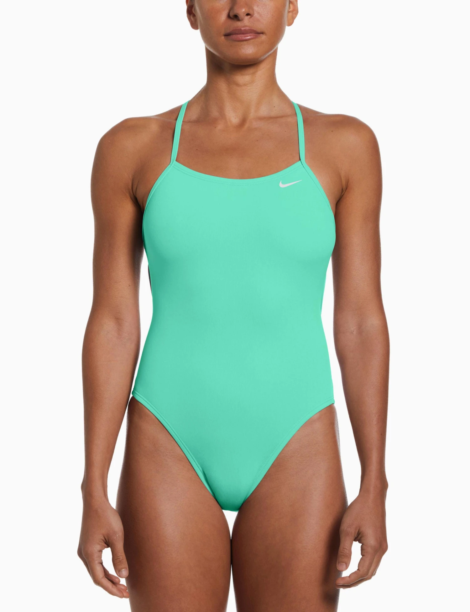 Nike Lace Up Tie Back One Piece - Green Shock 3 Nike Lace Up Tie Back One Piece - Green Shock