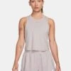 Nike One Classic Dri-FIT Cropped Tank Top - Platinum Violet/Black -The Sports Edit Store nike one classic dri fit cropped tank top violet black fn2845 019 1