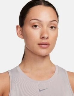 Nike One Classic Dri-FIT Cropped Tank Top - Platinum Violet/Black 10 Nike One Classic Dri-FIT Cropped Tank Top - Platinum Violet/Black -The Sports Edit Store nike one classic dri fit cropped tank top violet black fn2845 019 5