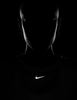 Nike One Classic Dri-FIT Short-Sleeve Top - White/Black -The Sports Edit Store nike one classic dri fit short sleeve top white black fn2798 100 3