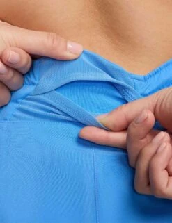 Nike One Dri-FIT 2-in-1 Shorts - University Blue/Reflective Silver -The Sports Edit Store nike one dri fit 2 in 1 shorts blue silver dx6016 412 4