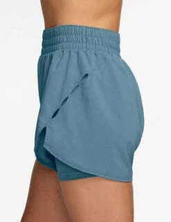 Nike One Dri-FIT 2-in-1 Shorts - Smokey Blue/Reflective Silver 7 Nike One Dri-FIT 2-in-1 Shorts - Smokey Blue/Reflective Silver -The Sports Edit Store nike one dri fit 2 in 1 shorts blue silver hv0576 006 3