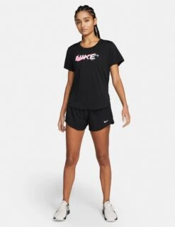 Nike One Dri-FIT 3" Brief-Lined Shorts - Black 13 Nike One Dri-FIT 3" Brief-Lined Shorts - Black -The Sports Edit Store nike one dri fit 3in brief lined shorts black dx6010 010 3