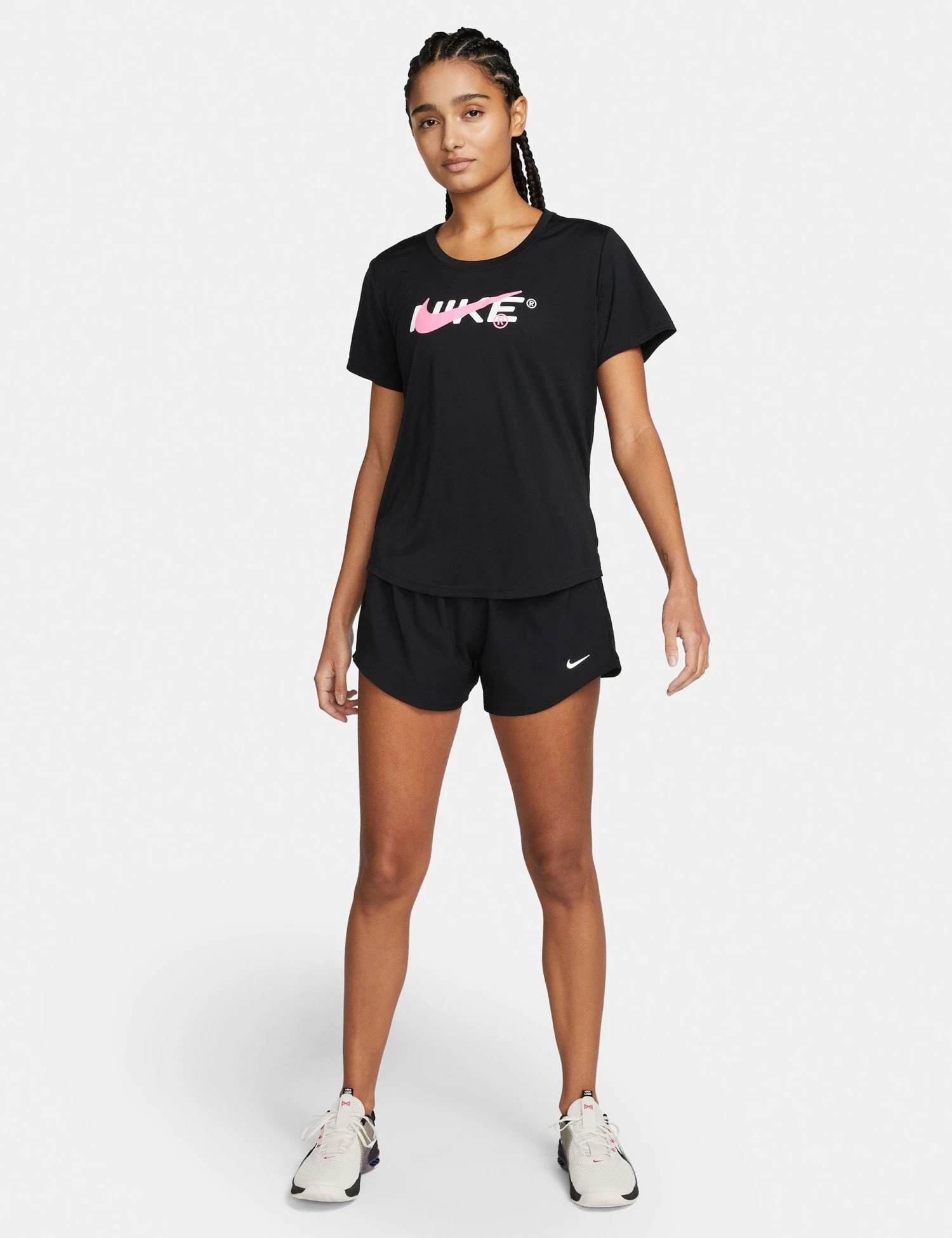 Nike One Dri-FIT 3" Brief-Lined Shorts - Black 8 Nike One Dri-FIT 3" Brief-Lined Shorts - Black - Image 6