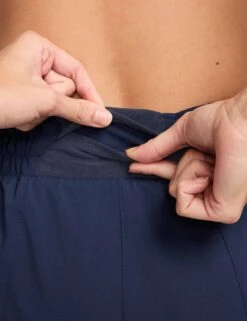 Nike One Dri-FIT 3" Brief-Lined Shorts - Midnight Navy/Reflective Silver -The Sports Edit Store nike one dri fit 3in brief lined shorts navy silver dx6010 410 4