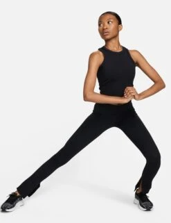 Nike One Fitted Dri-FIT Cropped Tank Top - Black 12 Nike One Fitted Dri-FIT Cropped Tank Top - Black -The Sports Edit Store nike one fitted dri fit cropped tank black fn2806 010 4