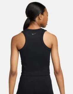 Nike One Fitted Dri-FIT Cropped Tank Top - Black 9 Nike One Fitted Dri-FIT Cropped Tank Top - Black -The Sports Edit Store nike one fitted dri fit cropped tank black fn2806 010 6