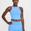 Nike One Fitted Dri-FIT Cropped Tank Top - University Blue/Black 1 Nike One Fitted Dri-FIT Cropped Tank Top - University Blue/Black -The Sports Edit Store nike one fitted dri fit cropped tank top blue black fn2806 412 1