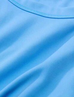 Nike One Fitted Dri-FIT Cropped Tank Top - University Blue/Black -The Sports Edit Store nike one fitted dri fit cropped tank top blue black fn2806 412 7