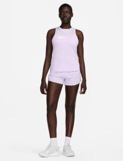 Nike One Graphic Running Tank Top - Lilac Bloom/White -The Sports Edit Store nike one graphic running tank top lilac white fn2606 512 3