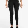 Nike One High Waisted 7/8 Printed Leggings - Black -The Sports Edit Store nike one hw 7 8 printed leggings black hj1103 010 1