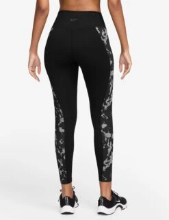 Nike One High Waisted 7/8 Printed Leggings - Black -The Sports Edit Store nike one hw 7 8 printed leggings black hj1103 010 2
