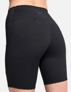 Nike One High Waisted 8" Biker Shorts - Black 13 Nike One High Waisted 8" Biker Shorts - Black -The Sports Edit Store nike one hw 8in biker shorts black fz6758 010 4