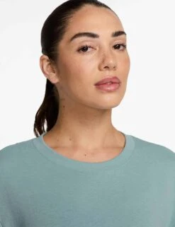 Nike One Relaxed Dri-FIT Short-Sleeve Top - Cannon -The Sports Edit Store nike one relaxed dri fit short sleeve top cannon fn2814 017 3