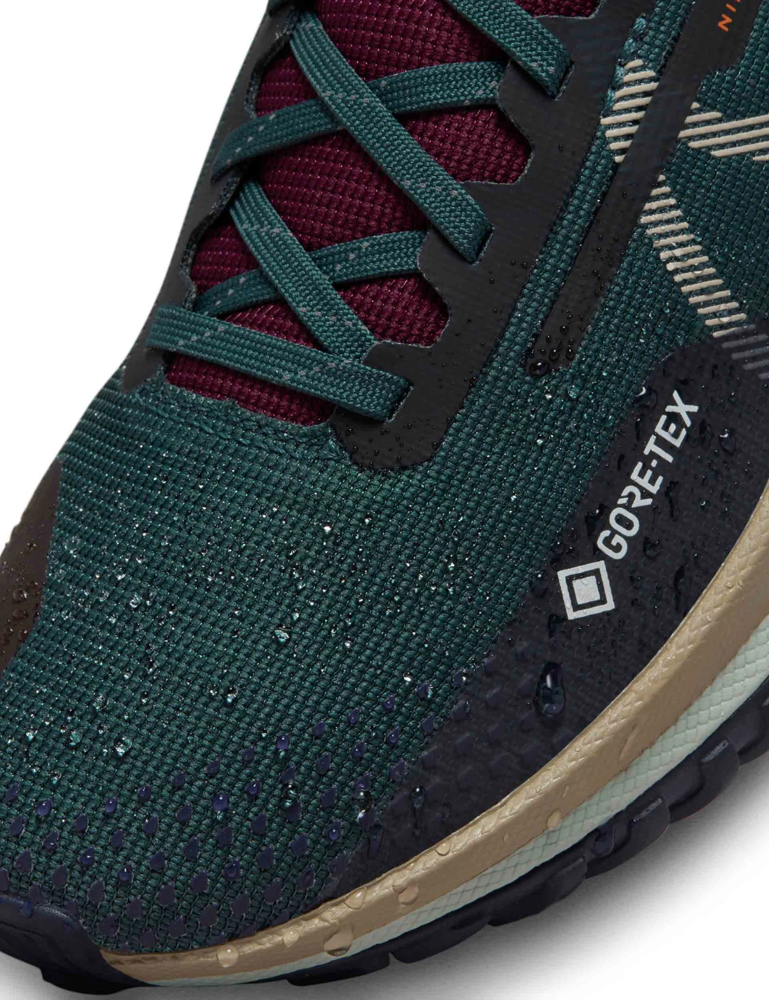 Nike Pegasus Trail 4 GORE-TEX Running Shoes - Deep Jungle/Khaki/Night Maroon 5 Nike Pegasus Trail 4 GORE-TEX Running Shoes - Deep Jungle/Khaki/Night Maroon - Image 3