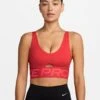 Nike Pro Indy Plunge Medium-Support Sports Bra - Light Crimson/Ember Glow/White 1 Nike Pro Indy Plunge Medium-Support Sports Bra - Light Crimson/Ember Glow/White -The Sports Edit Store nike pro indy plunge medium support sports bra crimson ember white hf7324 696 1