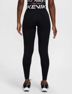 Nike Pro Sculpt High Waisted Leggings - Black/White -The Sports Edit Store nike pro sculpt hw leggings black white fv7382 010 2