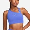 Nike Pro Swoosh Asymmetrical Bra - Blue Joy/Blue Tint 2 Nike Pro Swoosh Asymmetrical Bra - Blue Joy/Blue Tint -The Sports Edit Store nike pro swoosh asymmetrical bra blue dm0570 413 1