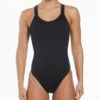 Nike Racerback One Piece - Black -The Sports Edit Store nike racerback one piece black nesse161 001 1