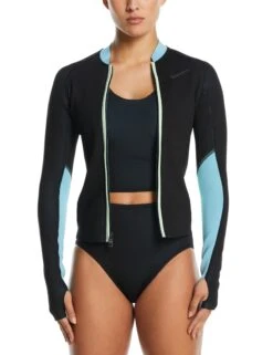 Nike Reversible Long Sleeve Zip Shirt - Black -The Sports Edit Store nike reversible long sleeve zip shirt black nesse171 001 4